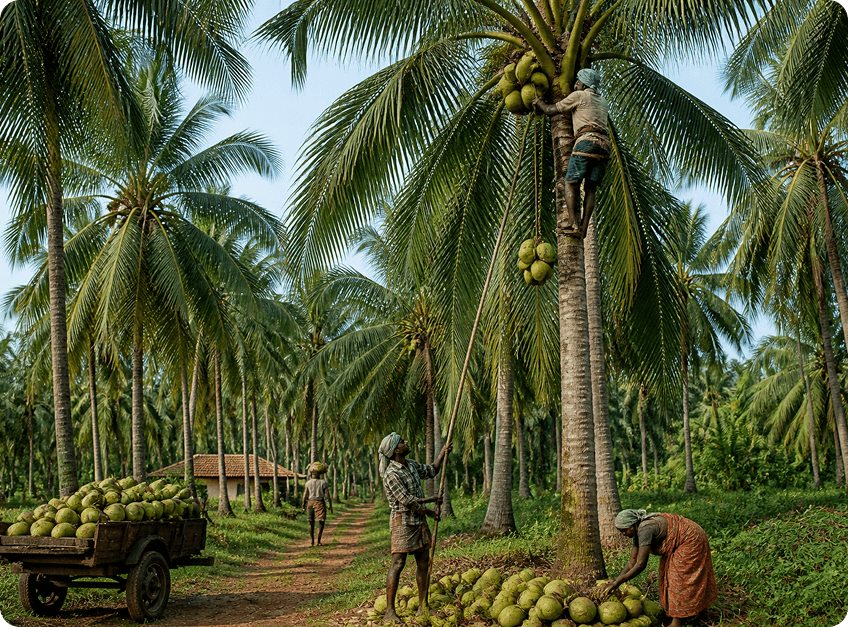 Coconut Palm Plantation
